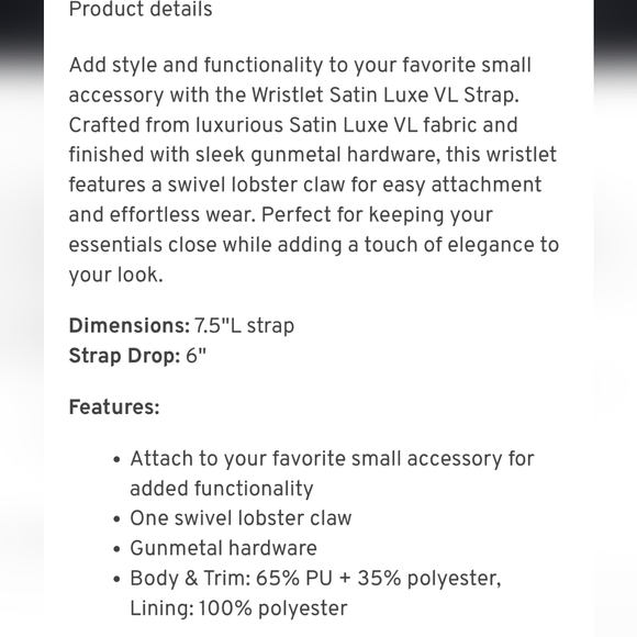 NWT Lug Heart Pouch + Satin Luxe Strap = Wristlet, $30 Retail See Screenshots - Picture 10 of 11